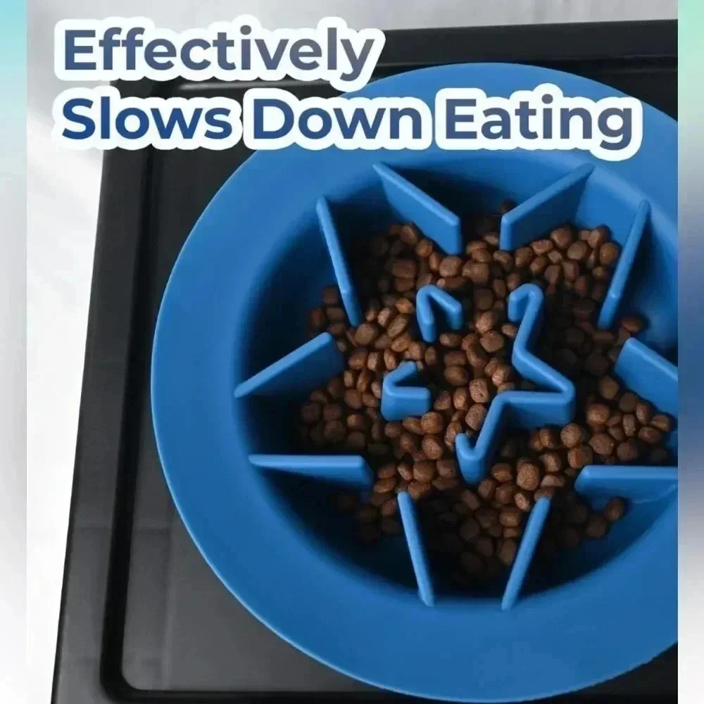 Reversible Dog Slow Feeder Bowl Lick Mat, NWT